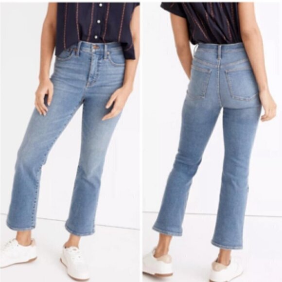 Madewell Denim - Madewell Cali Demi-Boot Jeans in Dorrance Wash Tencel Denim Size 32